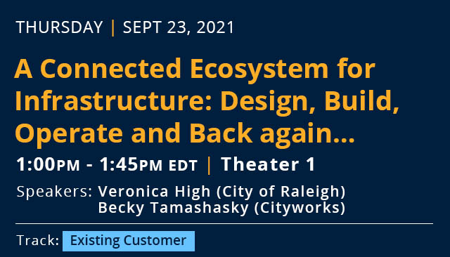 A Connected Ecosystem for Infrastructure: Design, Build, Operate and Back again…